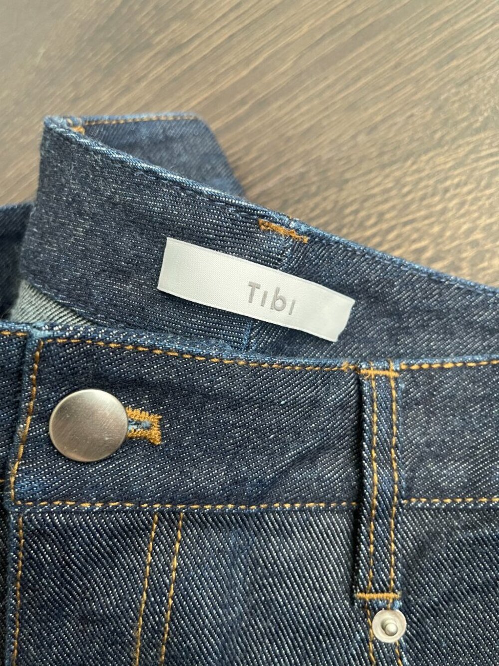 Tibi NWOT Indigo Denim Sid Jean Short 28 - Picture 10 of 16